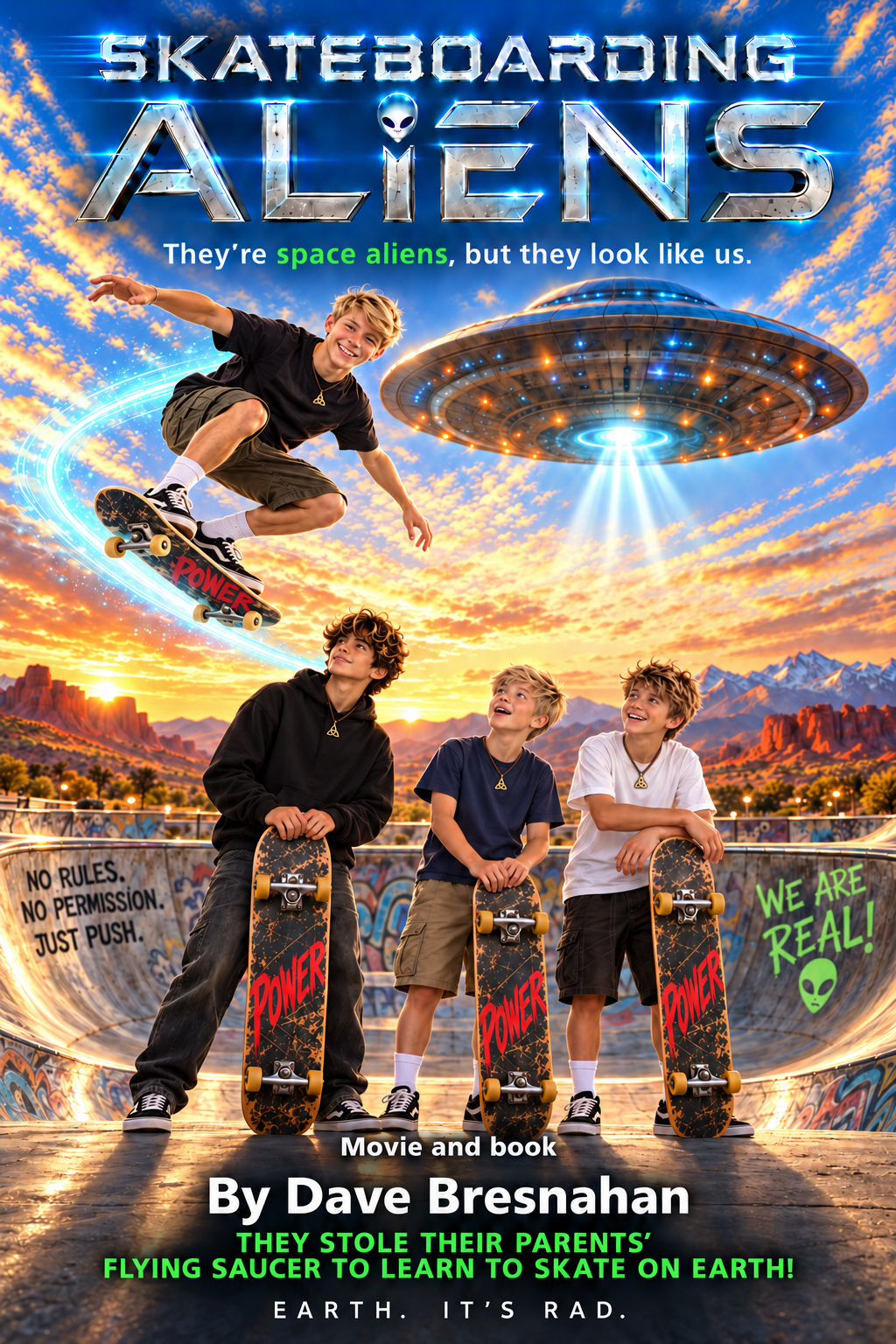Skateboarding Aliens cover